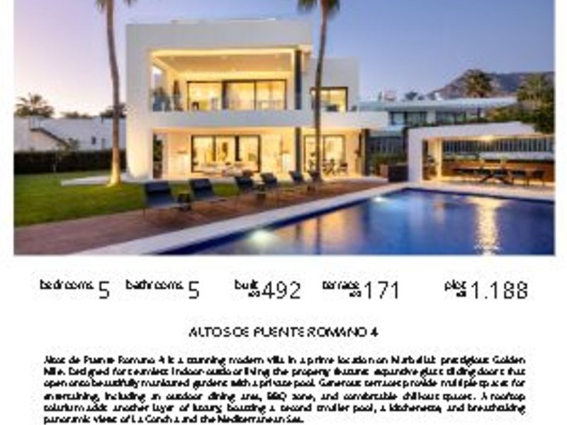 Villa for sale in Nagüeles-Milla de Oro, Marbella, Málaga (Spain)